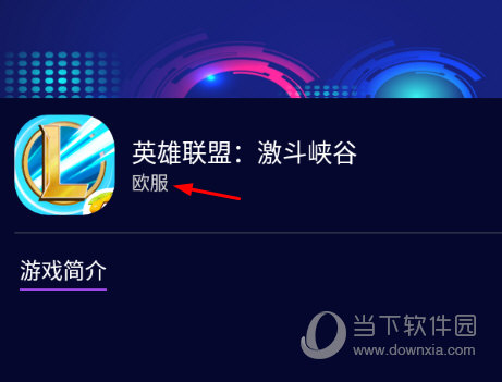 选择欧服游戏