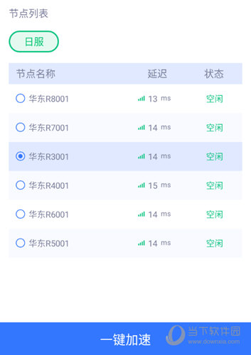 流星加速器切换节点
