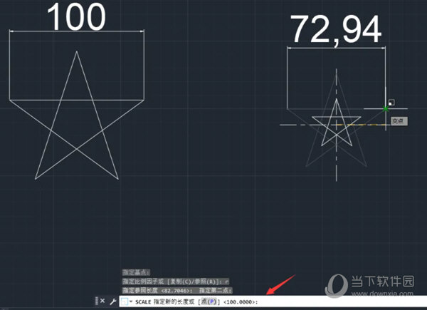 AutoCAD2023怎么快速画指定边长五角星(AutoCAD2023快速画指定边长五角星)