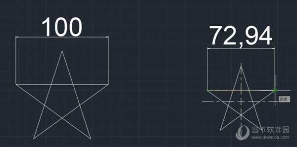 AutoCAD2023怎么快速画指定边长五角星(AutoCAD2023快速画指定边长五角星)
