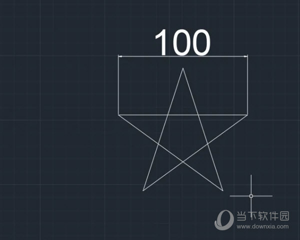 AutoCAD2023怎么快速画指定边长五角星(AutoCAD2023快速画指定边长五角星)