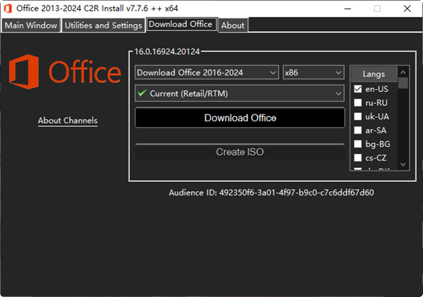 Office 2013-2024 C2R Install