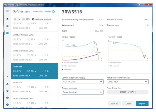 Simulation Tool for Soft Starters（STS）
